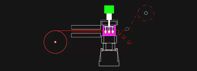 Machine de thermoformage de gobelets en plastique