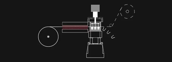 Machine de thermoformage de gobelets en plastique